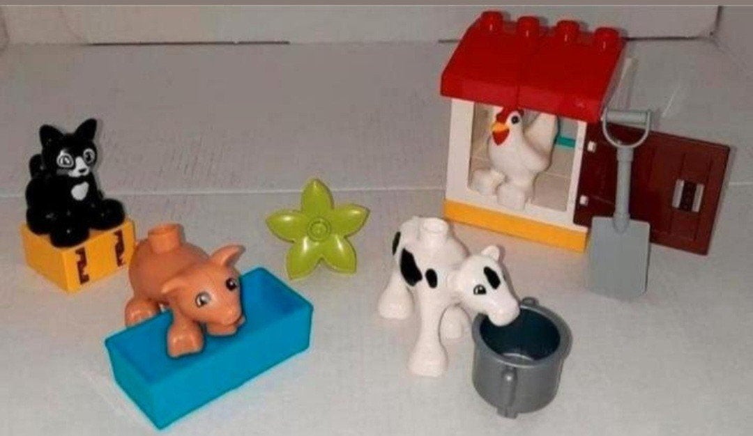 Lego Duplo 10870 Boerderijdieren compleet, Ophalen of Verzenden, Zo goed als nieuw, Compleet, Duplo