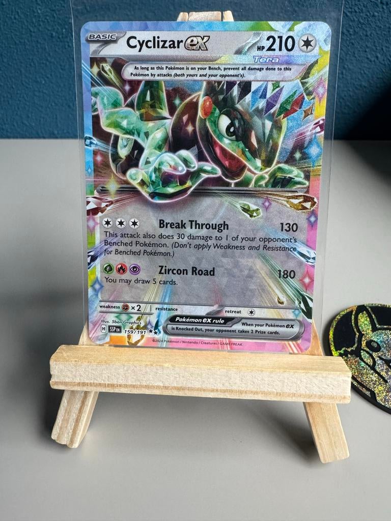 Pokemon kaart: Cyclizar EX - 159/191, Ophalen of Verzenden, Nieuw, Losse kaart
