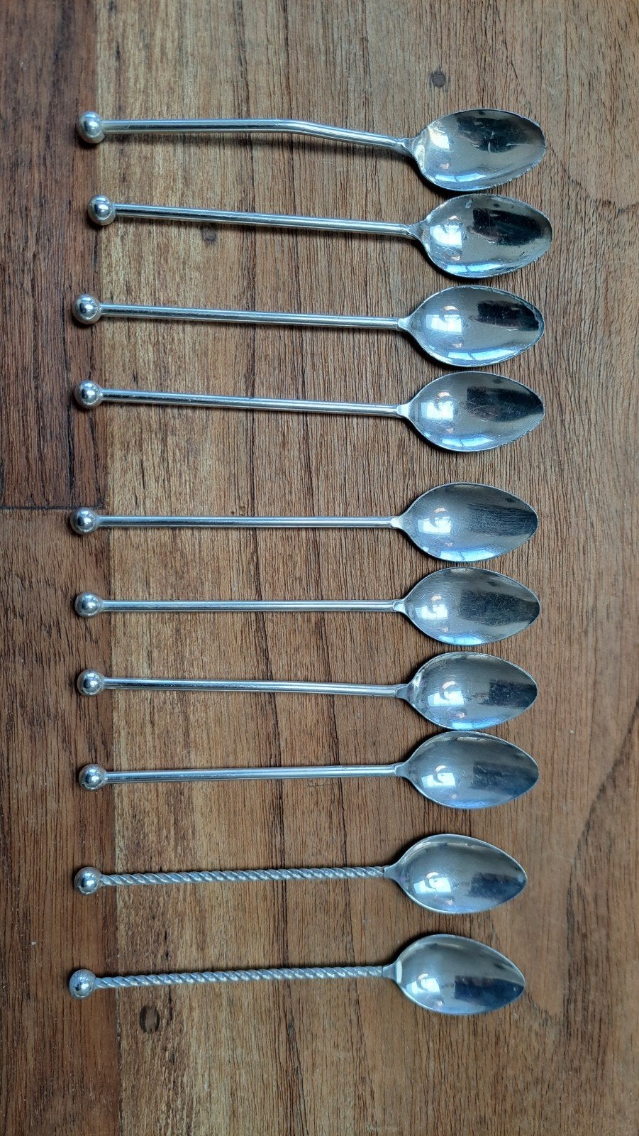 Verzilverde theelepels Albert Heijn 1990 - 10 stuks, Ophalen of Verzenden