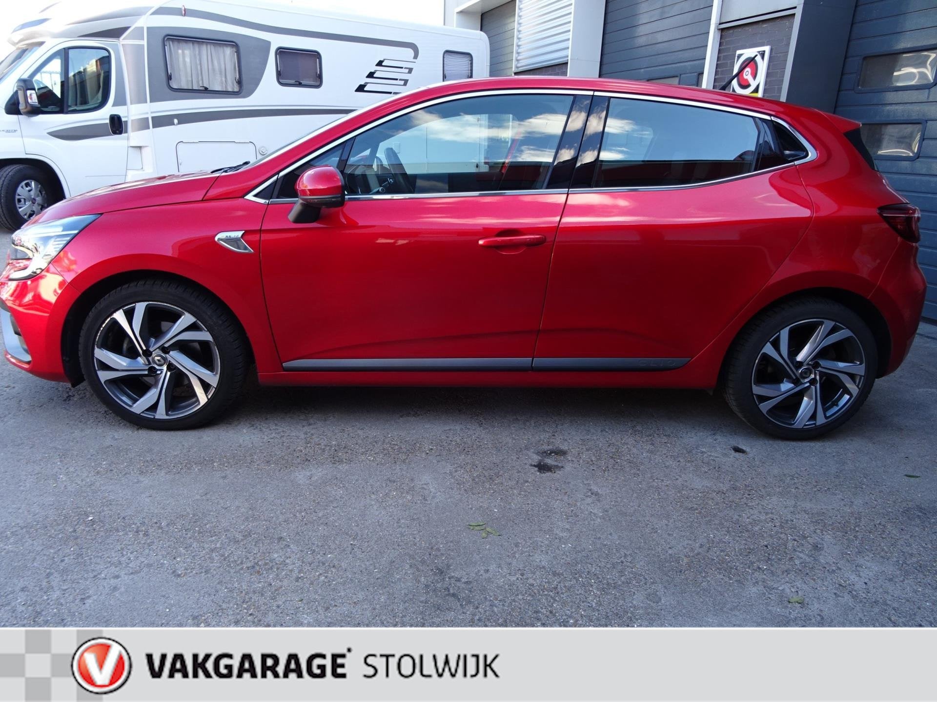 Renault Clio 1.3 TCe R.S. Line, Luxe uitvoering Automaat, We, Auto's, Renault, Gebruikt, 4 cilinders, 1133 kg, Leder en Stof