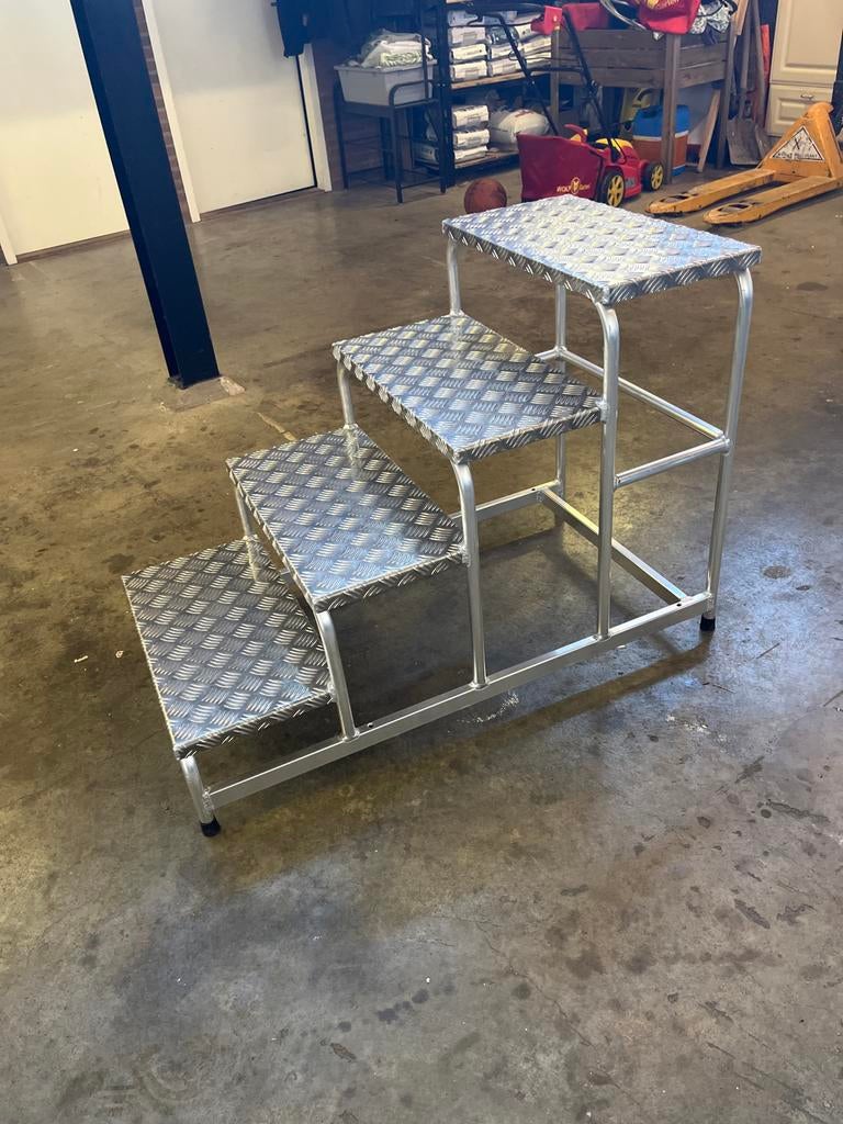 Aluminium trap voor steiger, 4 treden, Ophalen, Nieuw, Overige typen