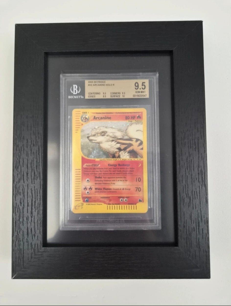 Arcanine Holo Skyridge BGS 9.5 GEM MINT, Ophalen, Zo goed als nieuw, Losse kaart, Foil
