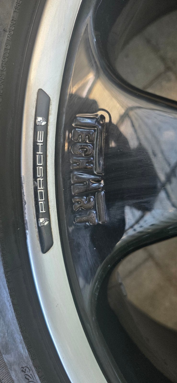 Techart Porsche Velgen 22 inch met banden, Gebruikt, 295 mm, Banden en Velgen, Ophalen of Verzenden