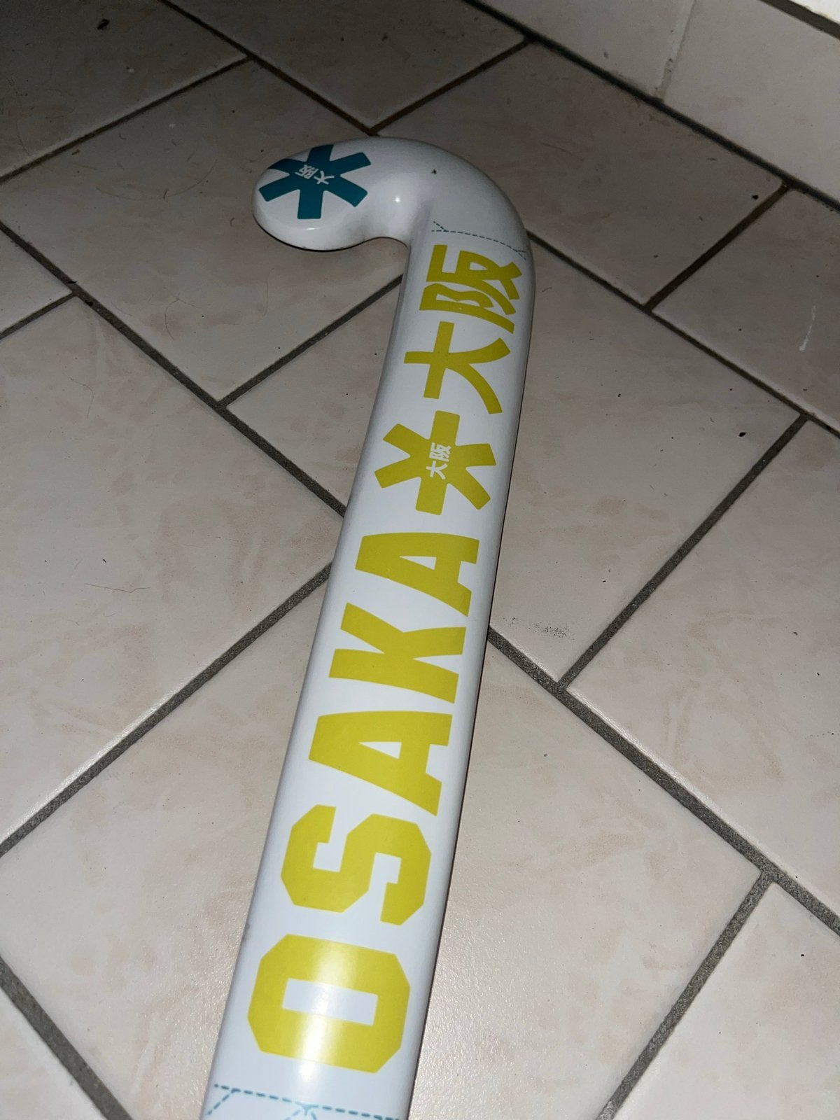 Osaka hockeystick wit - Mid Bow WG 32, Verzenden, Gebruikt, Stick