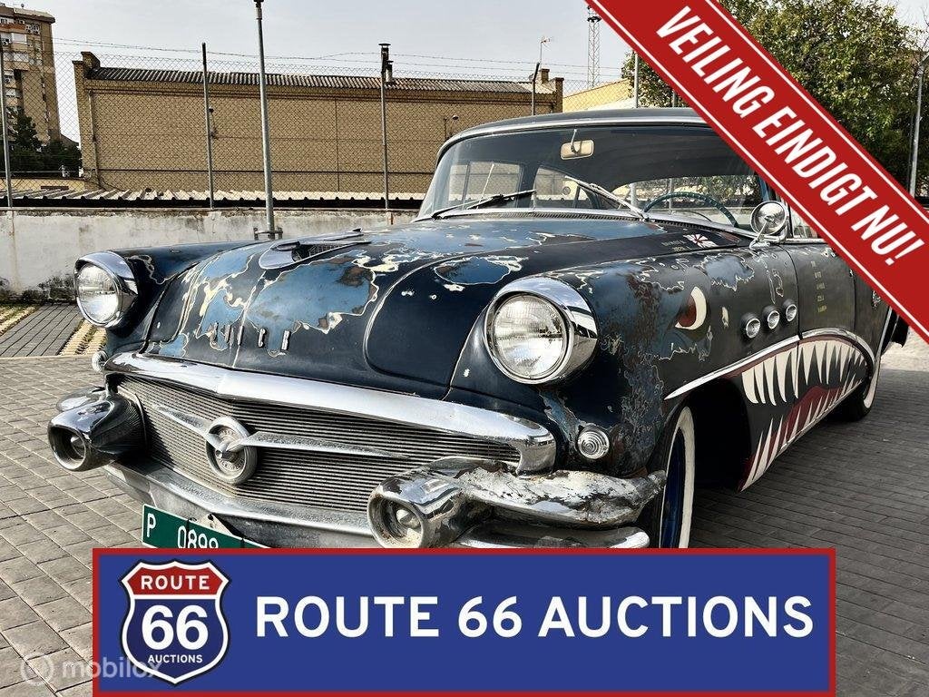 Buick Special Series 40 | 1956 | Route 66 Auctions, Auto's, Overige carrosserieën, Zwart, Bedrijf, Handgeschakeld