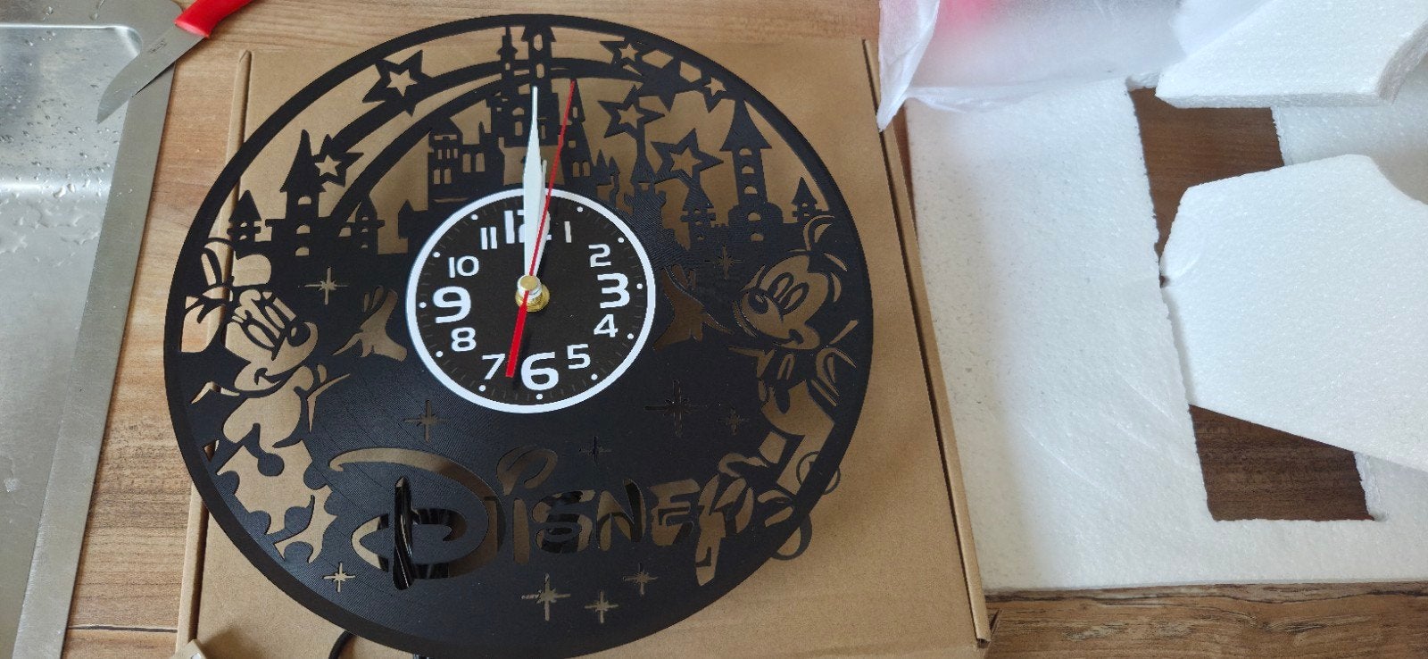 Disney wandklok NIEUW IN DOOS, Ophalen of Verzenden, Nieuw, Wandklok