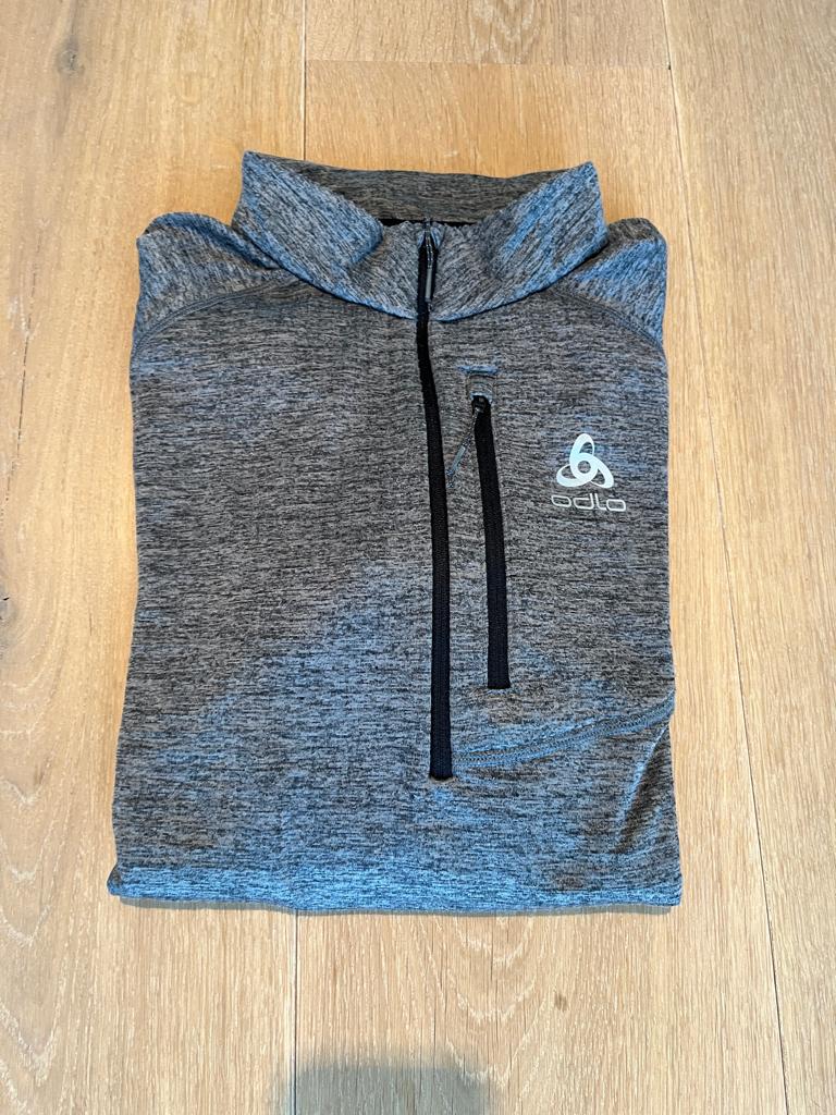 Odlo Tencia midlayer, waffle fleece, maat M, Ophalen of Verzenden, Zo goed als nieuw, Jack