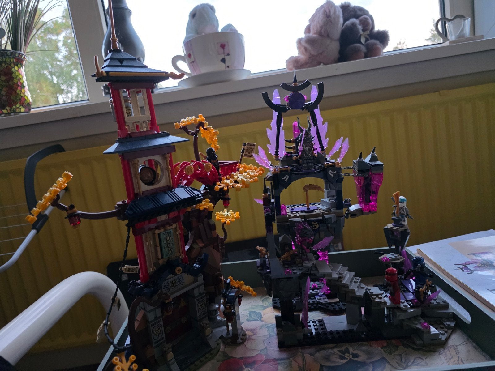 LEGO Ninjago sets (71771, 71767, 71795) met minifiguren, Ophalen of Verzenden, Gebruikt, Overige merken