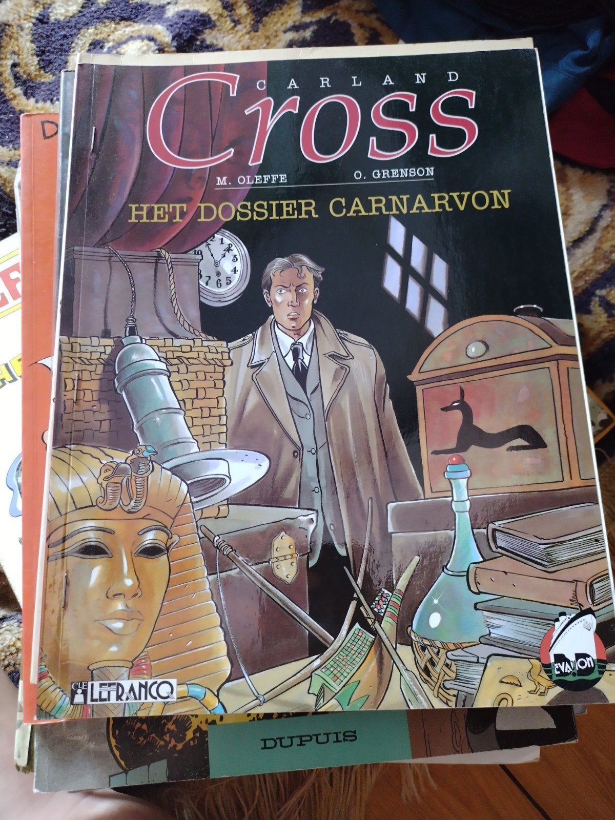 Cross; het dossier Carnarvon, Gelezen, Oleffe, Eén stripboek, Ophalen of Verzenden