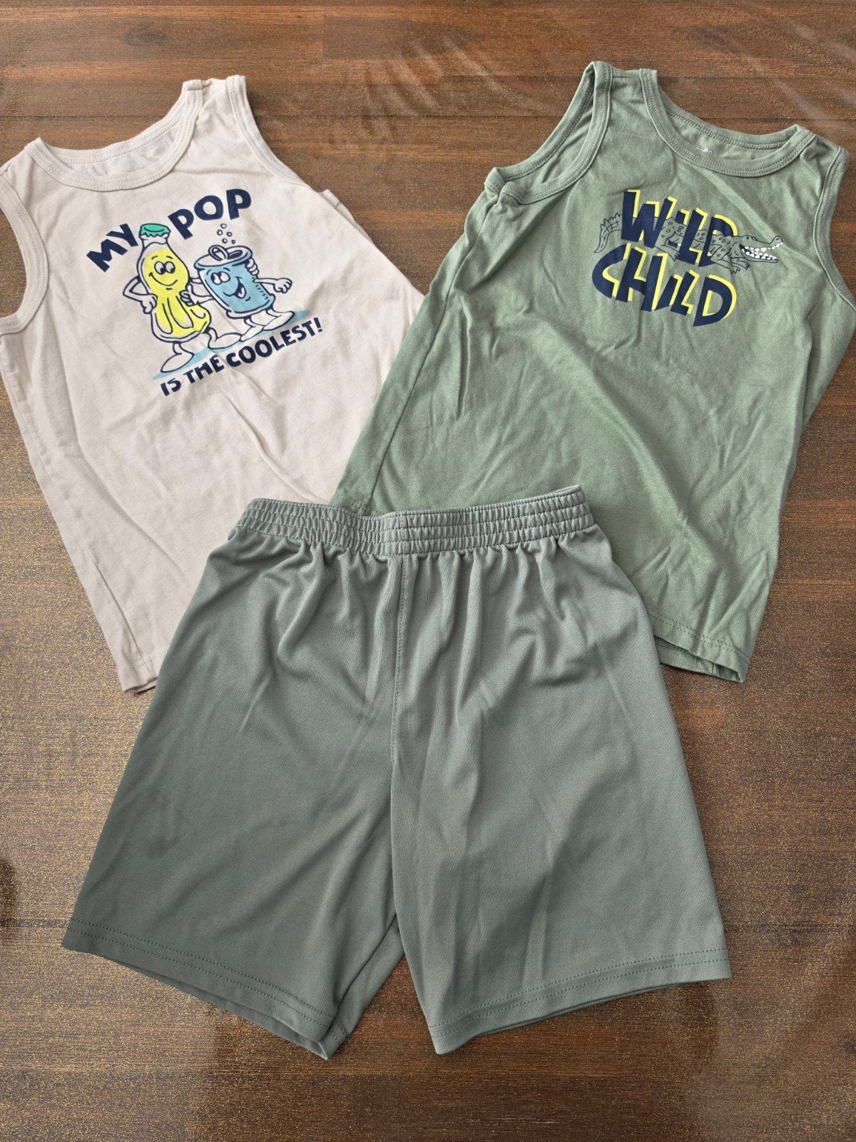 Garanimals Jongens Zomer Set: 2 Tanktops & Korte Broek, Ophalen of Verzenden, Zo goed als nieuw, Overige maten