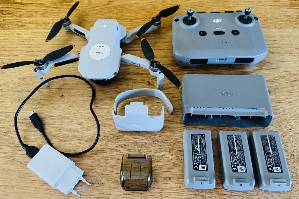 DJI Mini 2 Fly More Combo + Accesoires, Ophalen, Gebruikt, Cameradrone, DJI