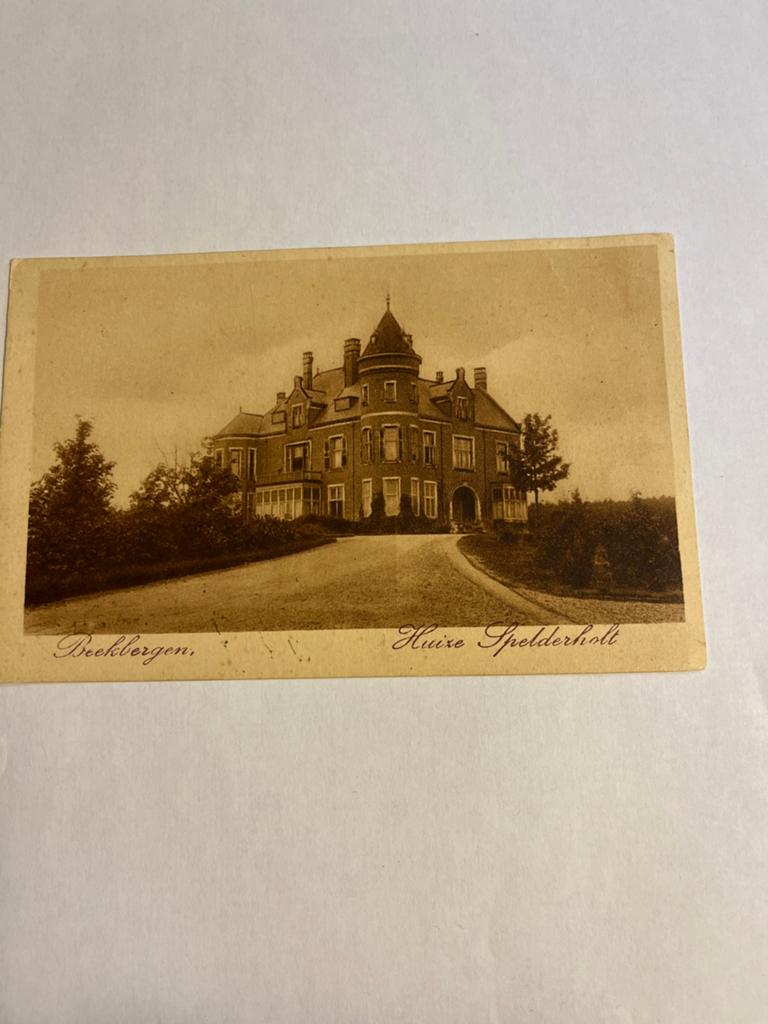 Ansichtkaart Beekbergen Huize Spelderholt, Ophalen of Verzenden, Gelderland