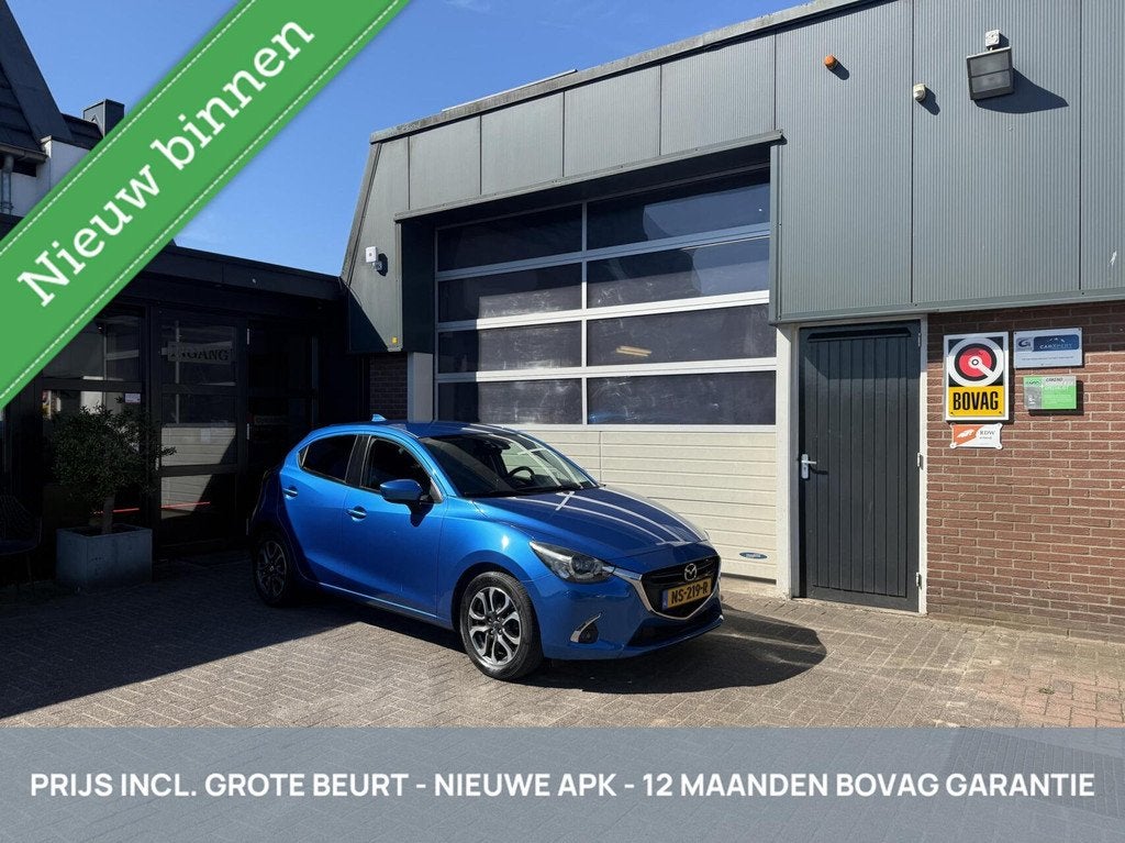 Mazda 2 1.5 Skyactiv-G GT-M ECC/CRUISE/NAVI *ALL-IN PRIJS*, Voorwielaandrijving, 12 maanden, Stof, Gebruikt