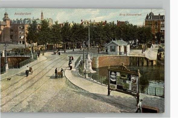 Amserdam Brug Kinkerstraat  uitg Vigevano No 63, Ophalen of Verzenden, Voor 1920, Ongelopen, Noord-Holland