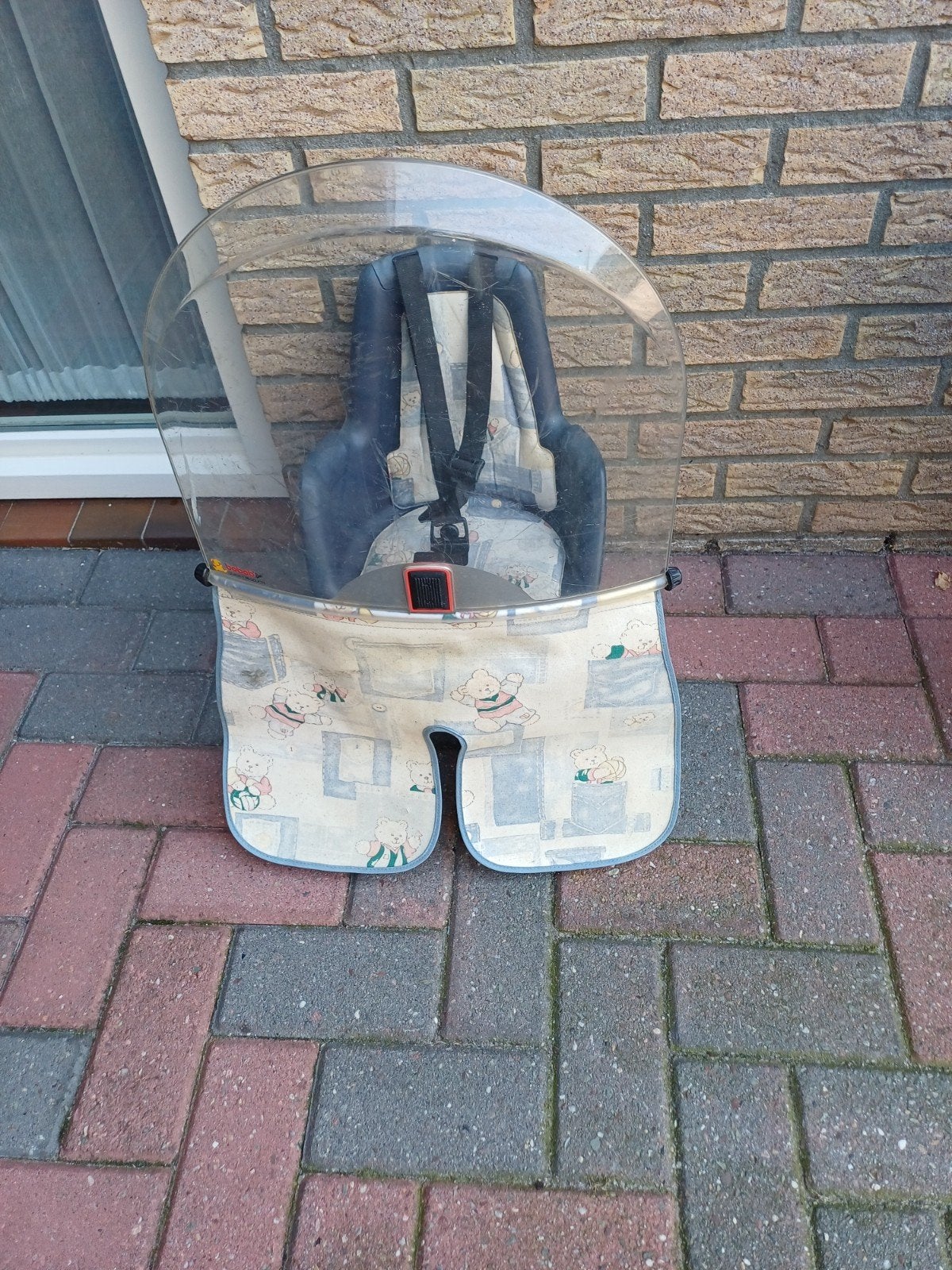 Bobike Mini S fietszitje met windscherm, Ophalen, Gebruikt, Bobike, Voorzitje