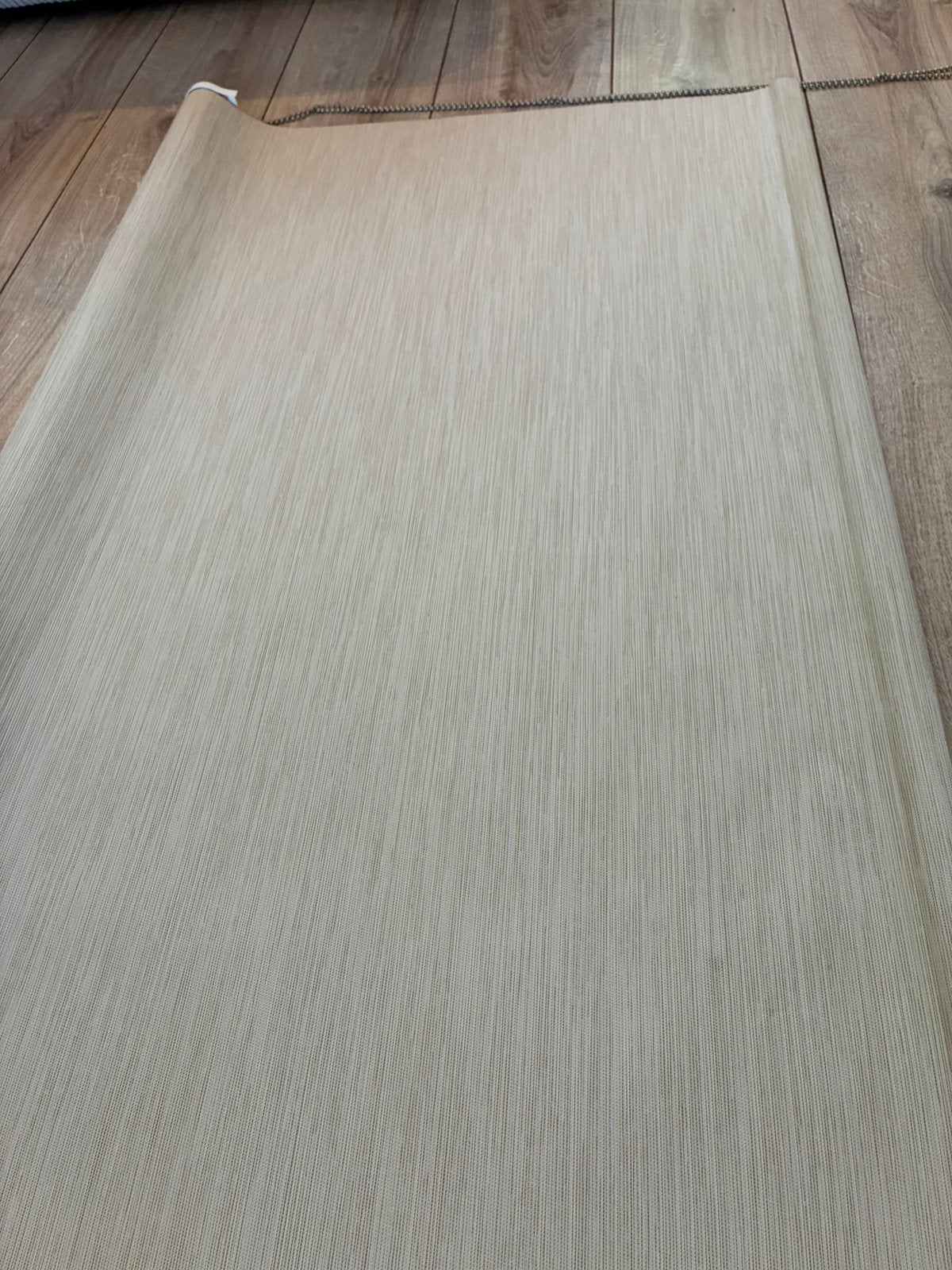 Beige Rolgordijn 207x185 cm - Eenvoudig in te korten, Ophalen, Gebruikt, Overige merken, 207 cm