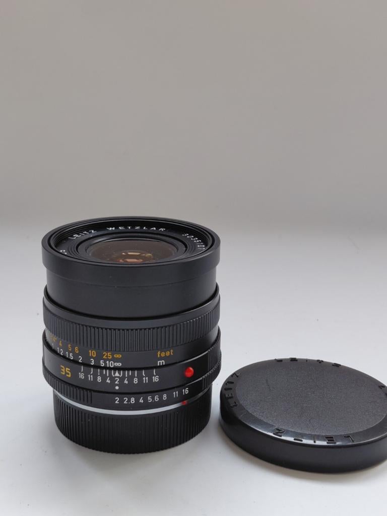 Leica R Summicron 2/35 mm, Ophalen of Verzenden, Zo goed als nieuw