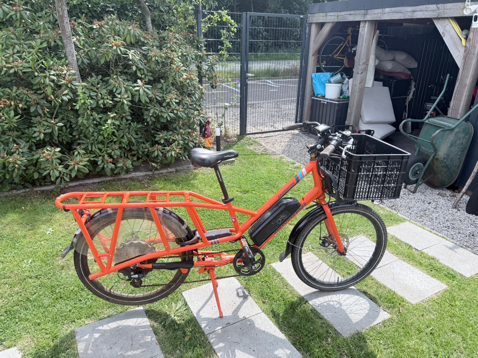 Rad Power Bikes RadWagon longtail e-bike 6057 km, Gebruikt, Elektrisch, 2 kinderen, Ophalen