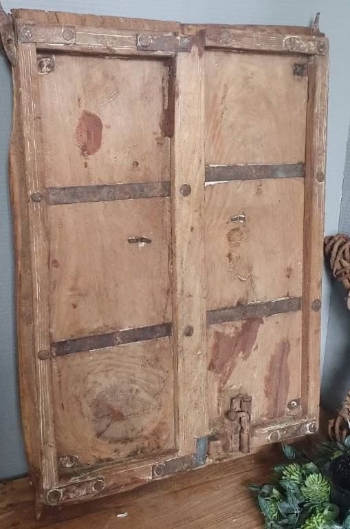 houten decoratie luik, Ophalen, 66 cm, 46 cm, Hout