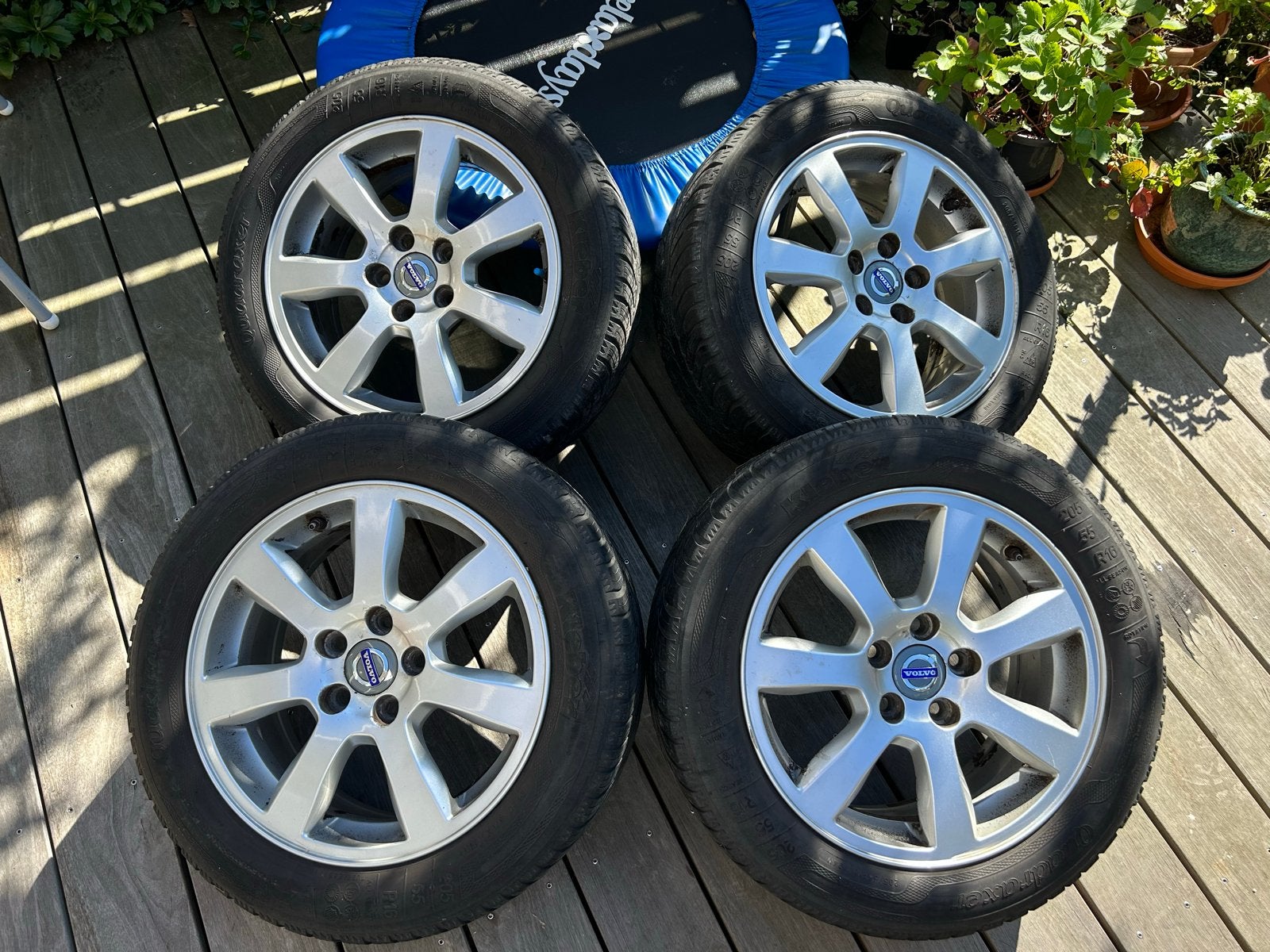 Volvo velgen 16” | V40, V50, C30 | versleten all seasons, Ophalen, Gebruikt