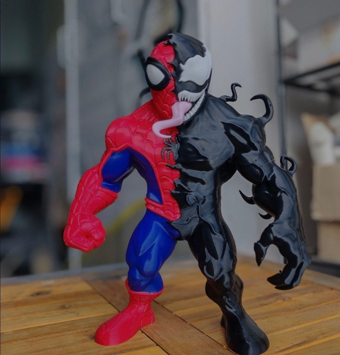Venomized Spider-Man Actiefiguur - 28cm, Ophalen of Verzenden, Nieuw