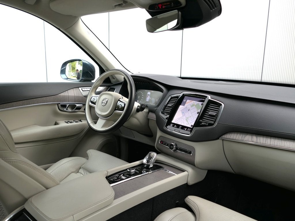 Volvo XC90 2.0 T8 AWD Inscription 12MND garantie Harman Kard, Auto's, 12 maanden, Gebruikt, 4 cilinders, Blauw