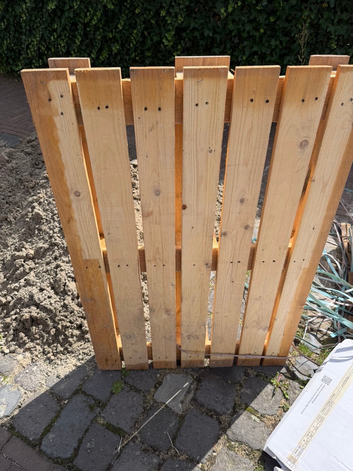 5 pallets, Tuin en Terras, Ophalen, Minder dan 3 meter, Hout, 1 tot 2 meter