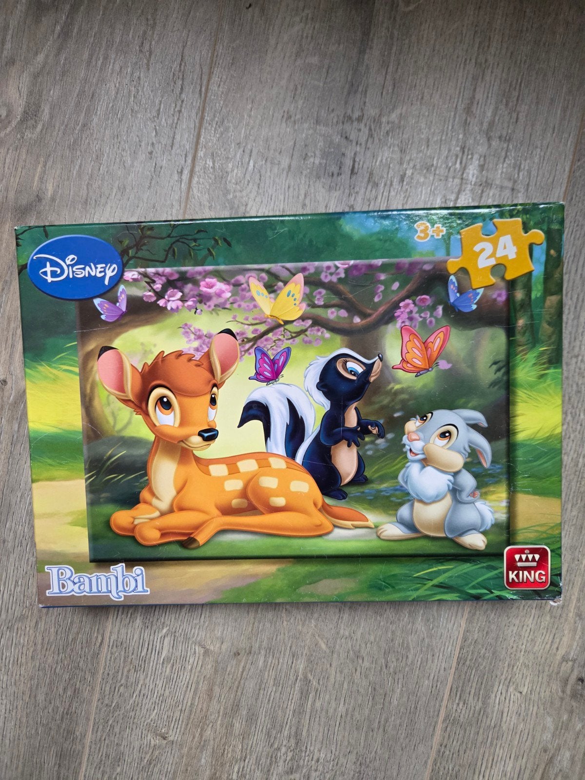 Disney Bambi puzzel 24 stukjes - Zo goed als nieuw, Ophalen of Verzenden, 10 tot 50 stukjes, Zo goed als nieuw, 2 tot 4 jaar