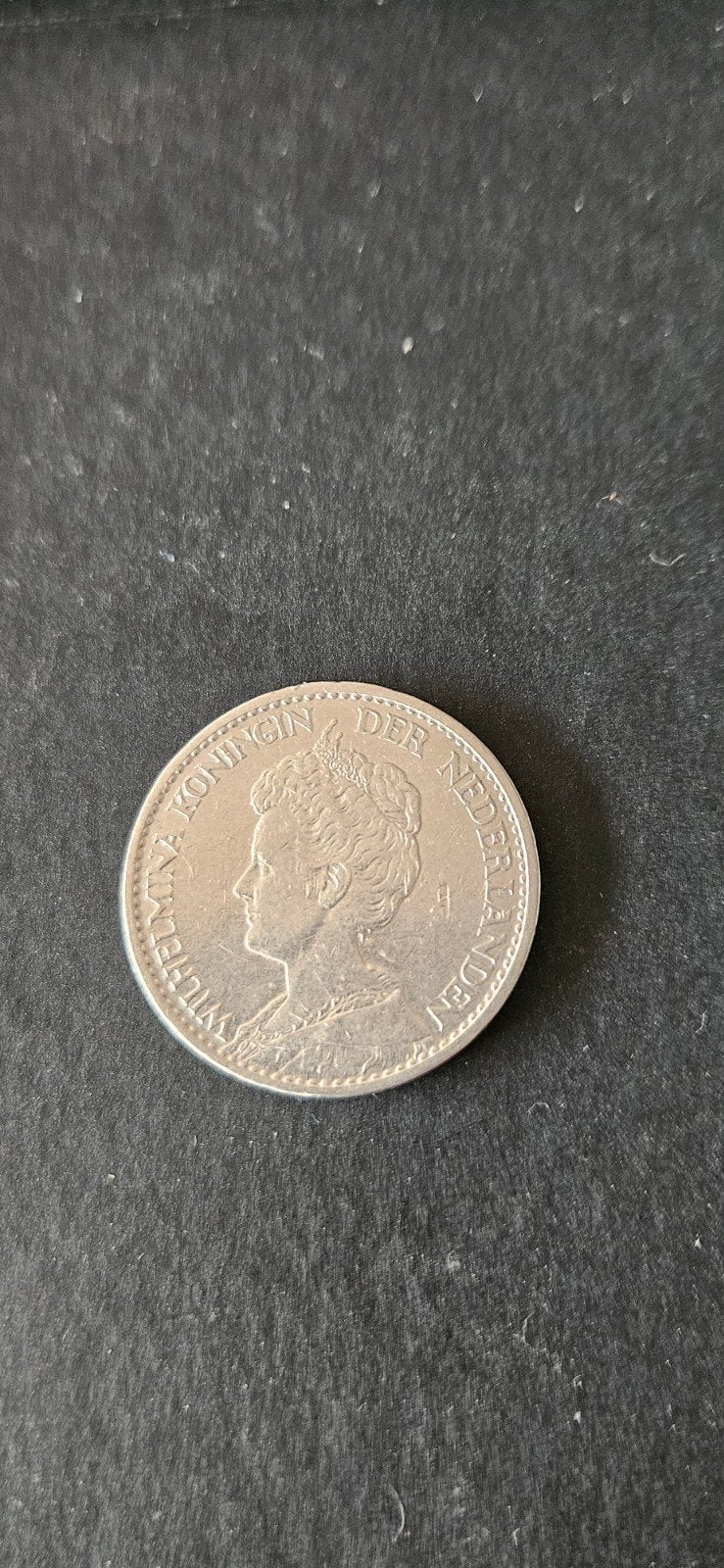 Zilveren gulden 1915 wilhelmina leuk muntje, 1 gulden, Zilver, Ophalen of Verzenden, Koningin Wilhelmina