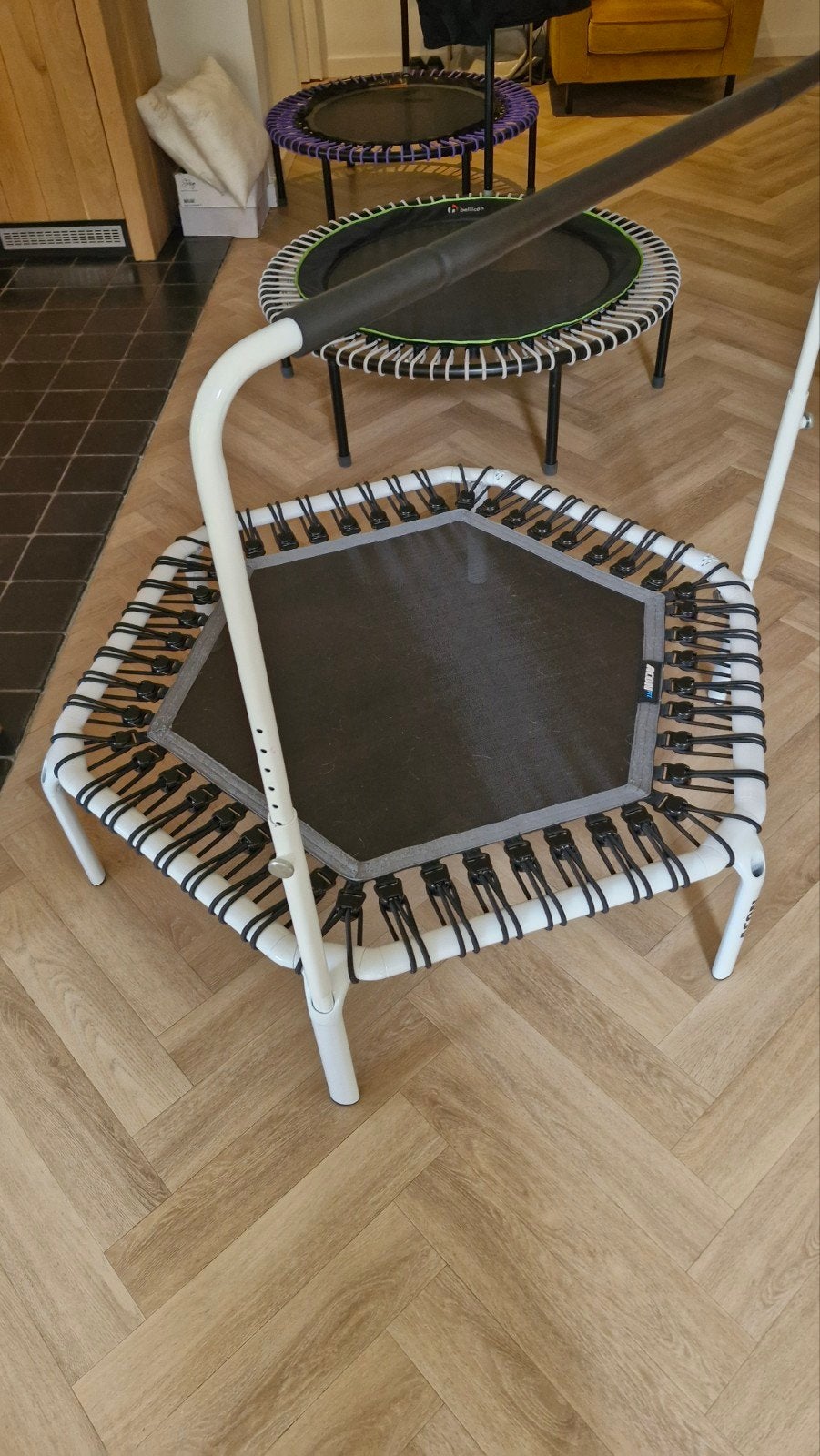 acon rebounder fitness trampoline als nieuw!, Ophalen, Zo goed als nieuw, Overige typen