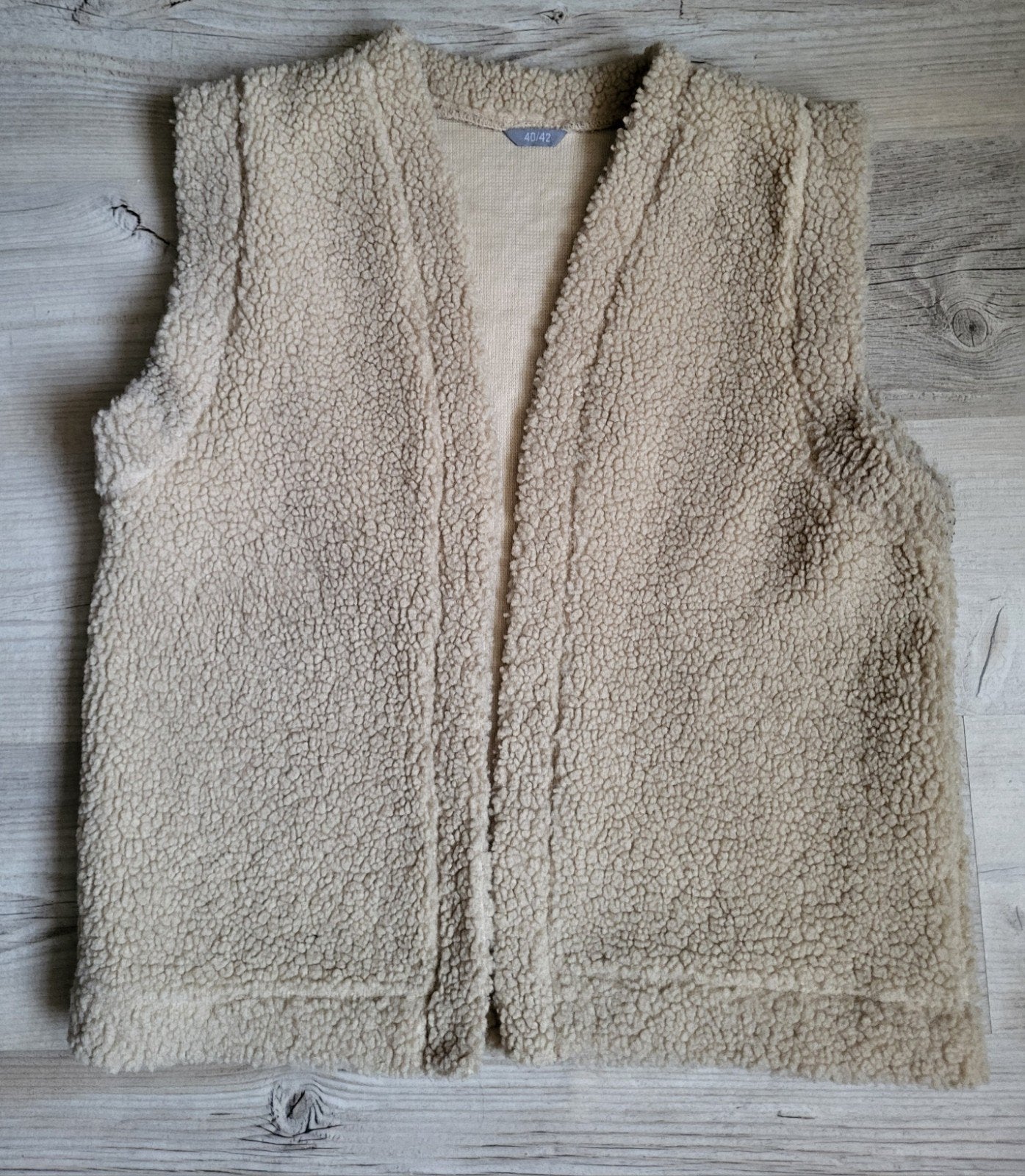 Teddy mouwloos vest/bodywarmer. Maat 40/42, Ophalen of Verzenden, Zo goed als nieuw, Maat 38/40 (M)