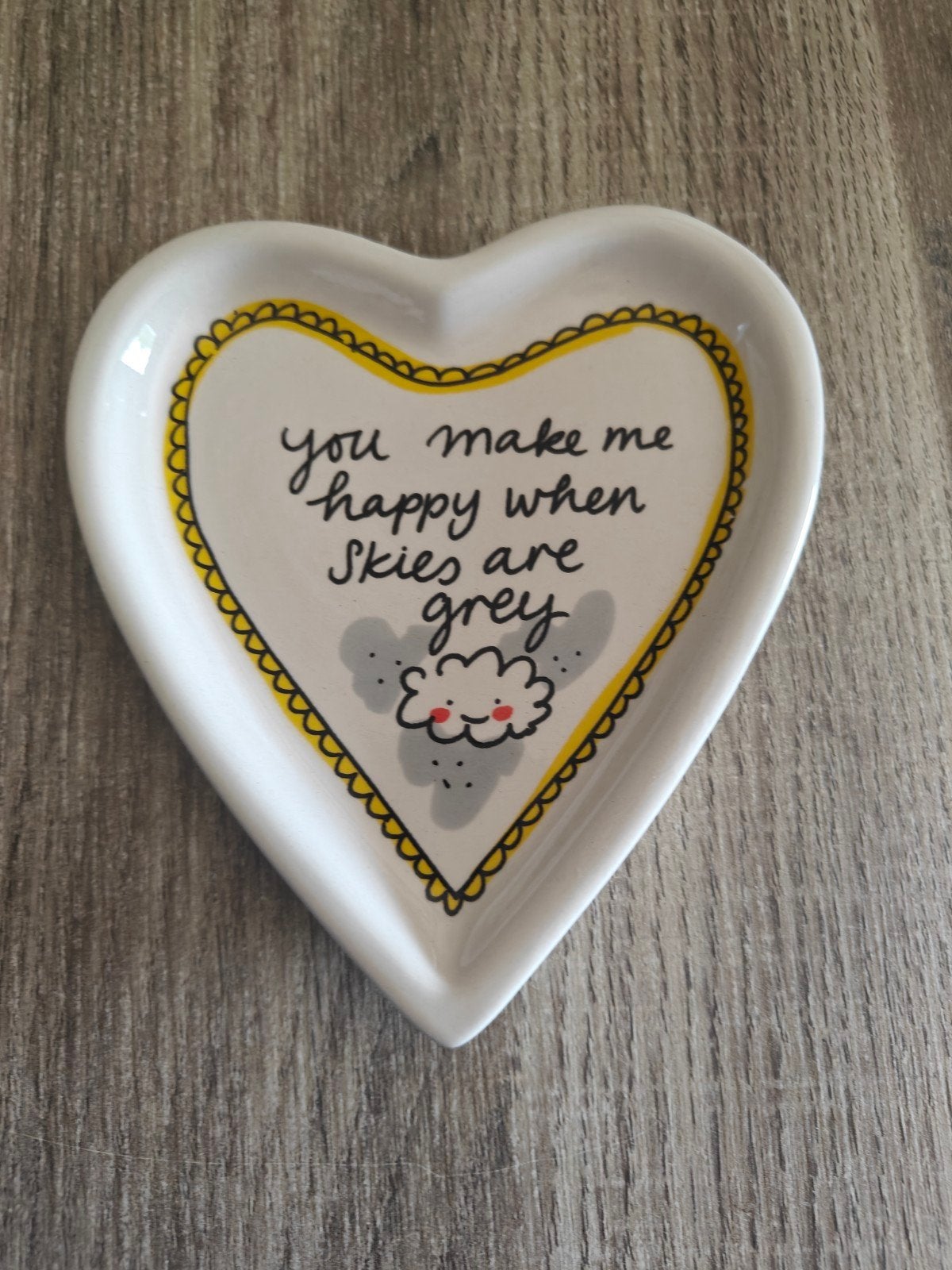 Blond Amsterdam Petit Four Hartje 'You Make Me Happy', Nieuw, Ophalen of Verzenden, Schaal of Schalen, Modern
