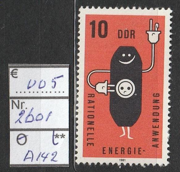 DDR Energie Michel 2601 Nr.A142p, Verzenden, DDR, Postfris