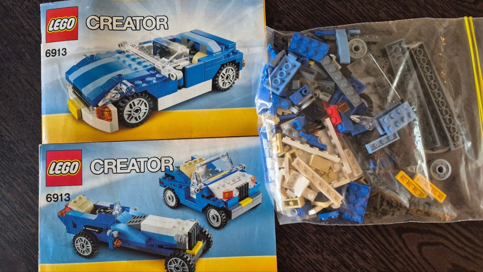 LEGO Creator 6913 Auto's met instructieboekjes, Ophalen of Verzenden, Zo goed als nieuw