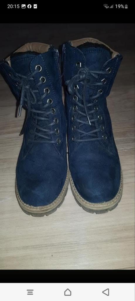 Donkerblauwe landrover schoenen maat 38, Kleding | Dames, Schoenen, Ophalen of Verzenden, Gedragen, Blauw, Sneakers of Gympen
