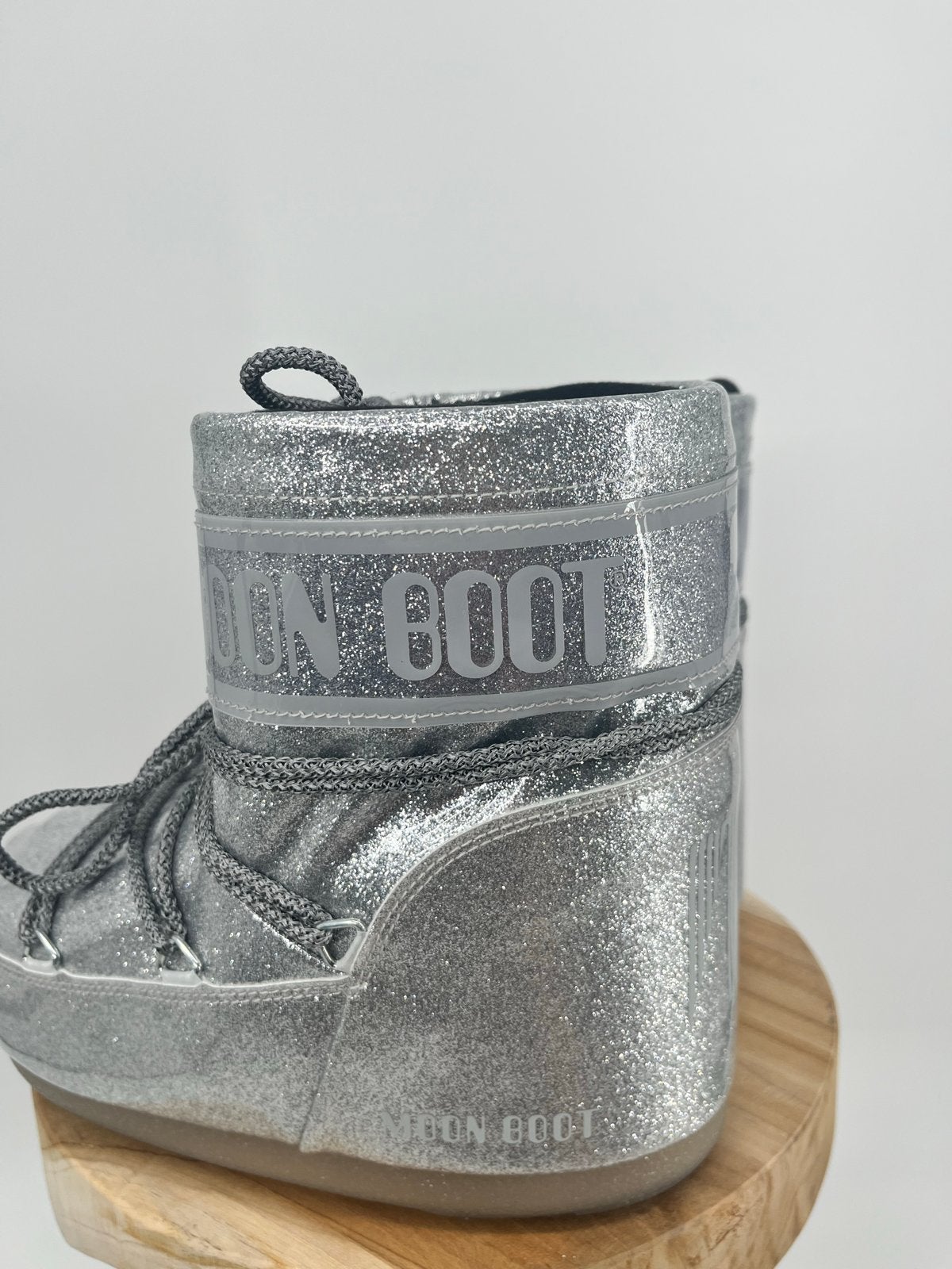 Moon Boot Icon Low Glitter - Zilveren snowboot Maat 36-38, Moon boot, Moon boot, Overige kleuren, Snowboots