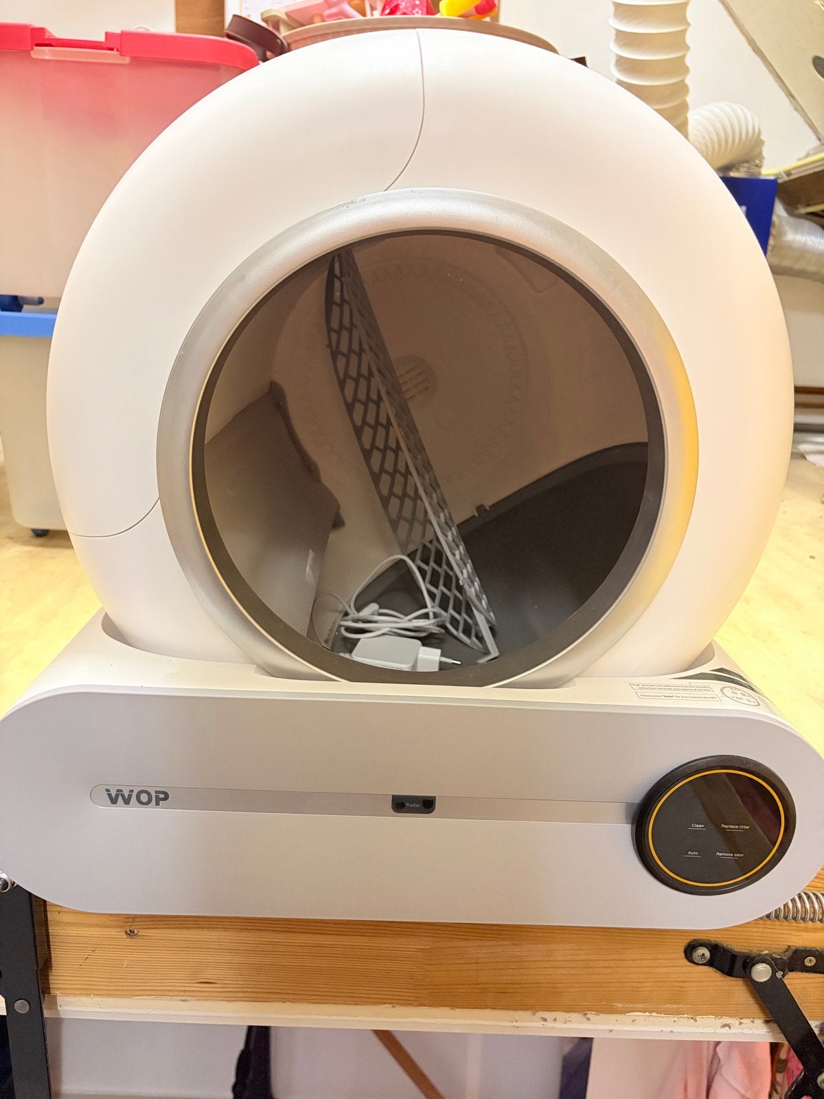 WOP zelfreinigende elektrische kattenbak, Dieren en Toebehoren