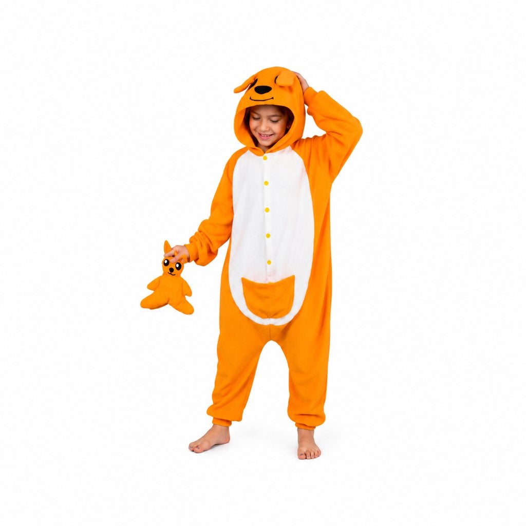 Kangaroo onesie huispak kind dames heren verkleden NIEUW, Carnaval, Maat 48/50 (M), Nieuw, Ophalen of Verzenden