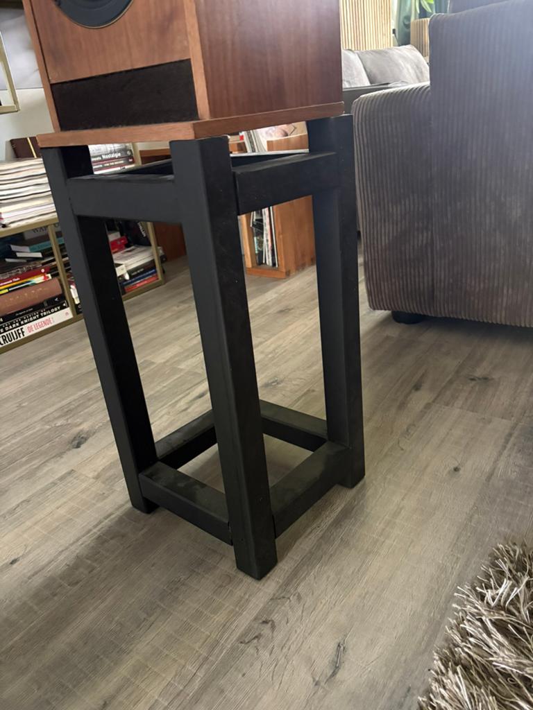Speakerstands zelfbouw hout 55cm hoog, Gebruikt, Overige typen, Minder dan 60 watt, Ophalen