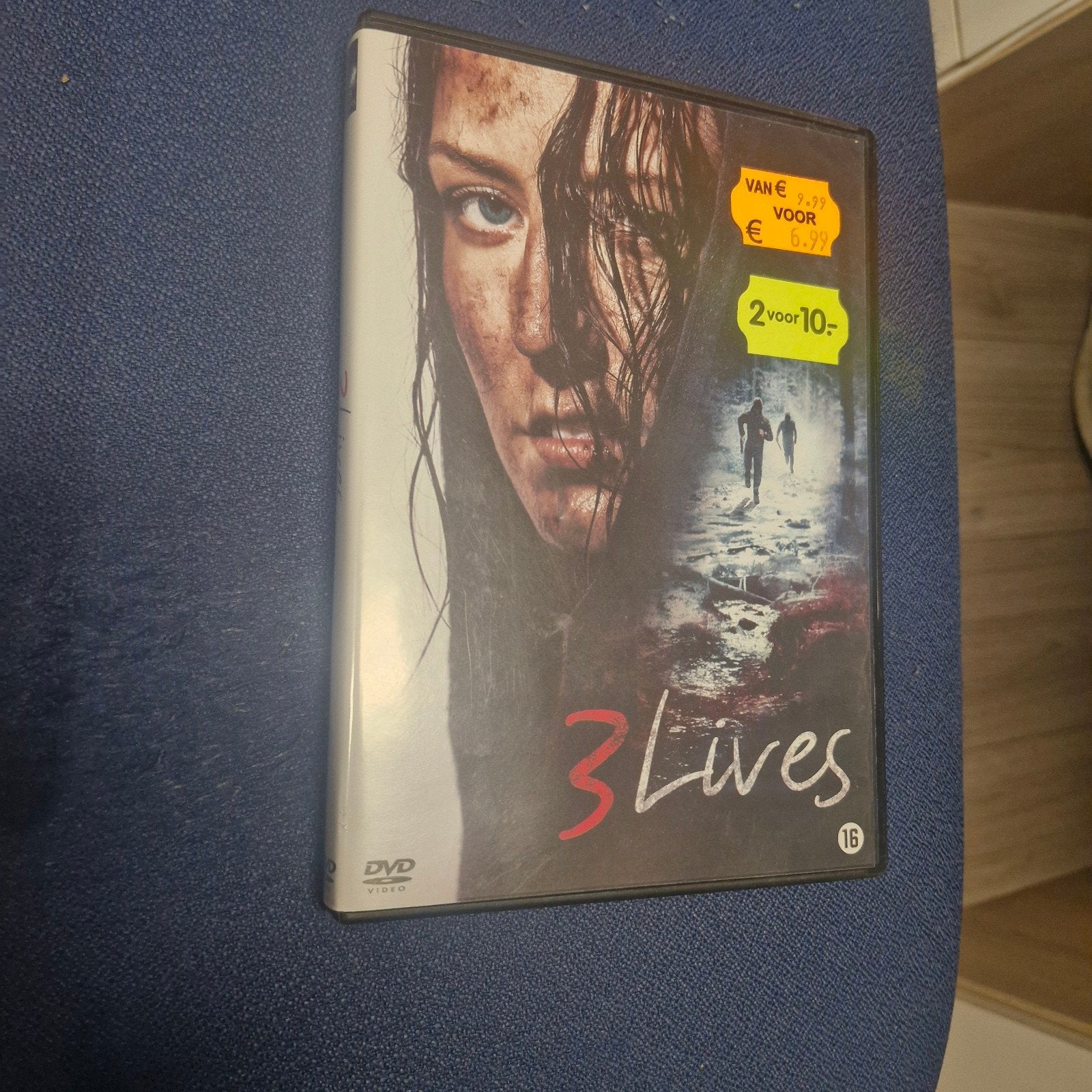 3 Lives DVD - Spannende Thriller (Kijkwijzer 16), Vanaf 16 jaar, Ophalen of Verzenden, Gebruikt, Psychologische thriller