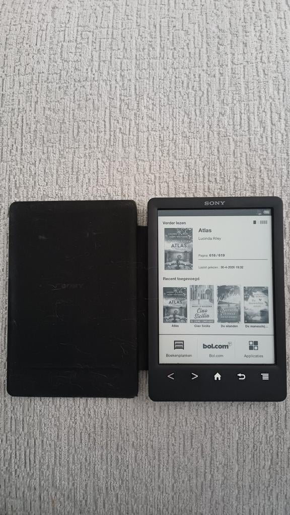 Sony PRS-T3 e-reader inclusief cover met licht, Ophalen
