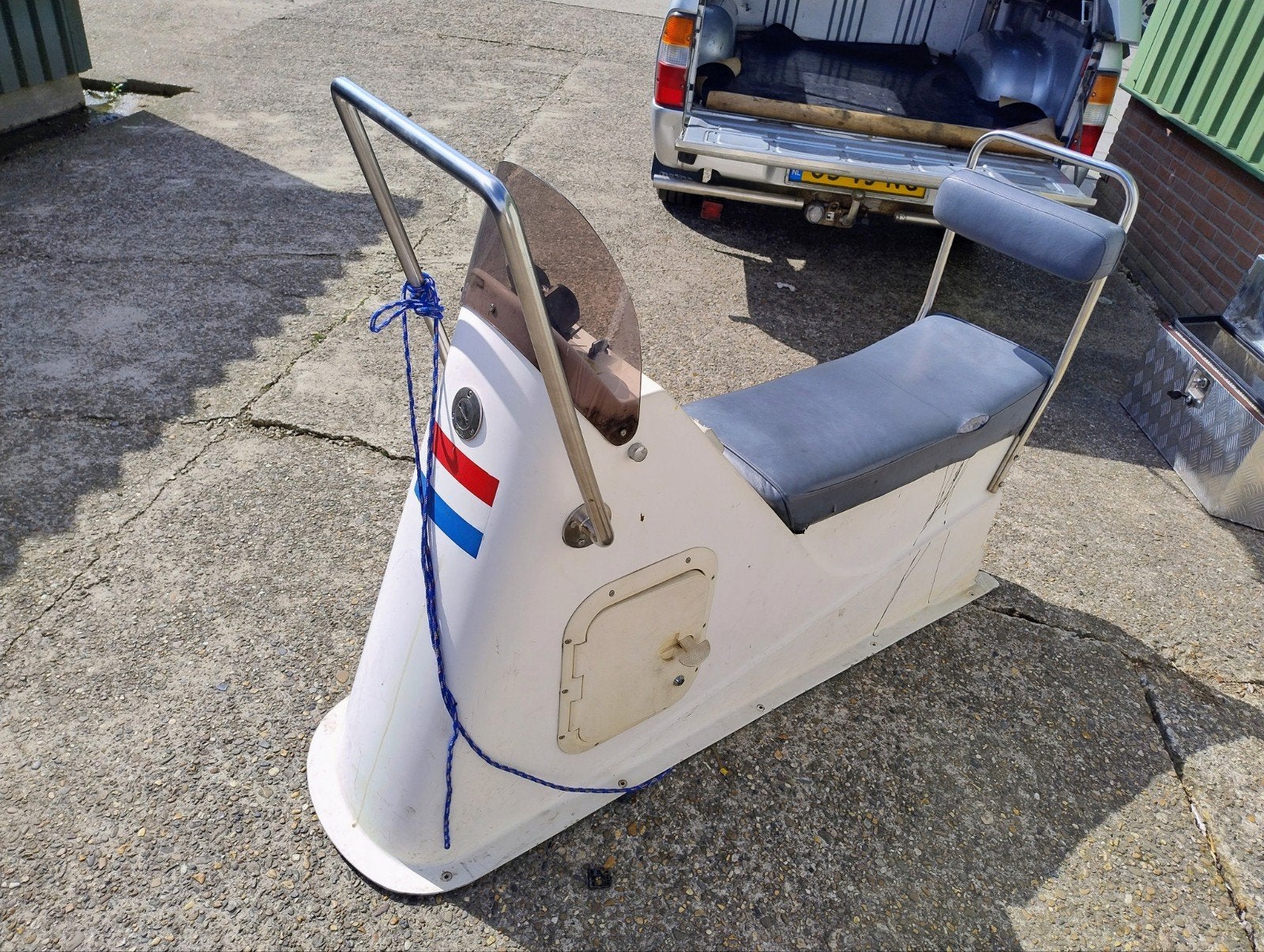 Grote jockeysit afkomstig uit een rib rubberboot BEZORGEN m., Ophalen, Gebruikt, Overige typen