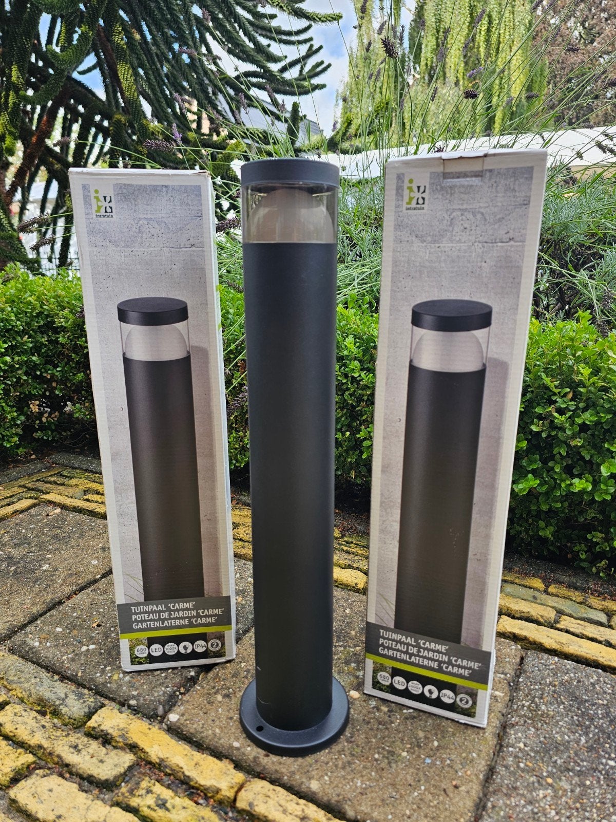 Intratuin Tuinpaal 'Carme' - 7W LED Buitenlamp, Minder dan 50 watt, Overige typen, Nieuw, Ophalen of Verzenden