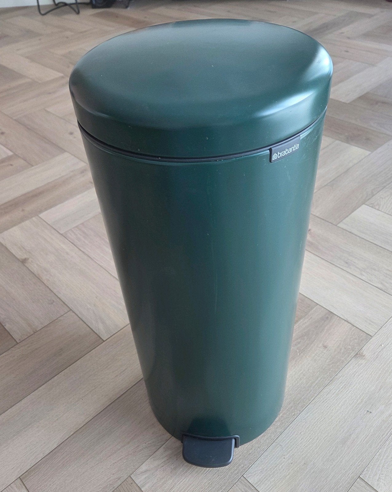 Brabantia NewIcon pedaalemmer 30L Pine Green, Ophalen, 50 – 75, Gebruikt, Met pedaal