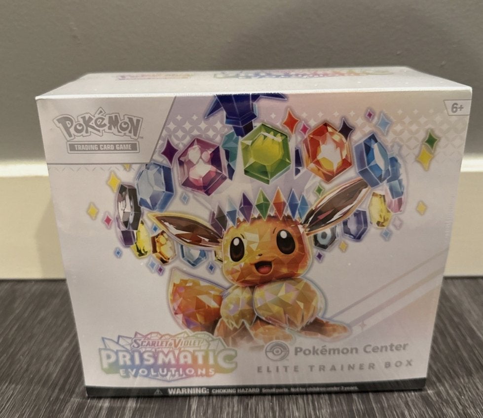 Prismatic Pokemon Center ETB (9x), Ophalen of Verzenden, Zo goed als nieuw