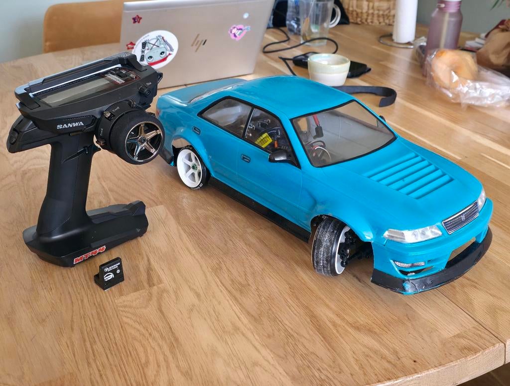 Rc drift 1/10 Yokomo Yd2 incl upgrades accesoires en zender, Hobby en Vrije tijd, Ophalen
