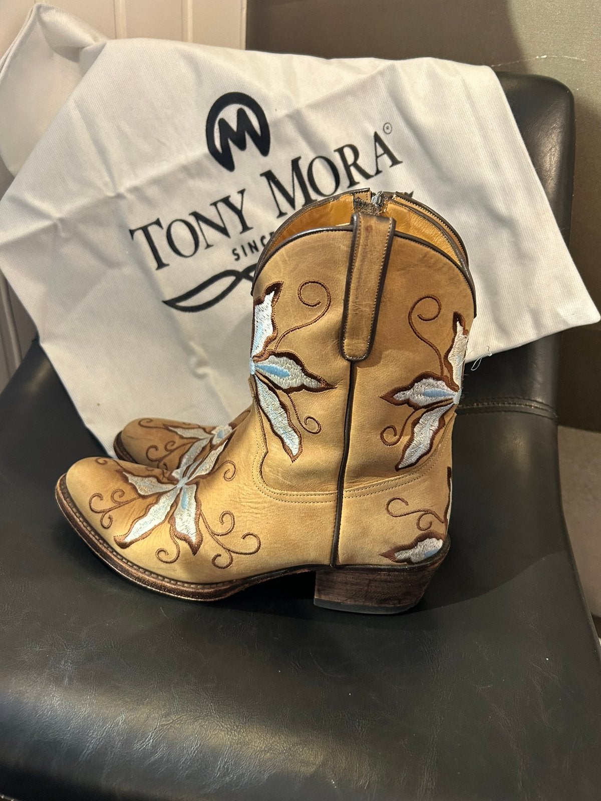 Tony Mora cowboylaarzen halfhoog mt 38, Kleding | Dames, Schoenen, Tony Mora, Beige, Lage of Enkellaarzen, Tony Mora