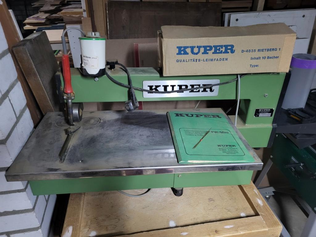 Fineervoegmachine kuper 630, Ophalen of Verzenden, Zo goed als nieuw, 1200 watt of meer, 70 mm of meer