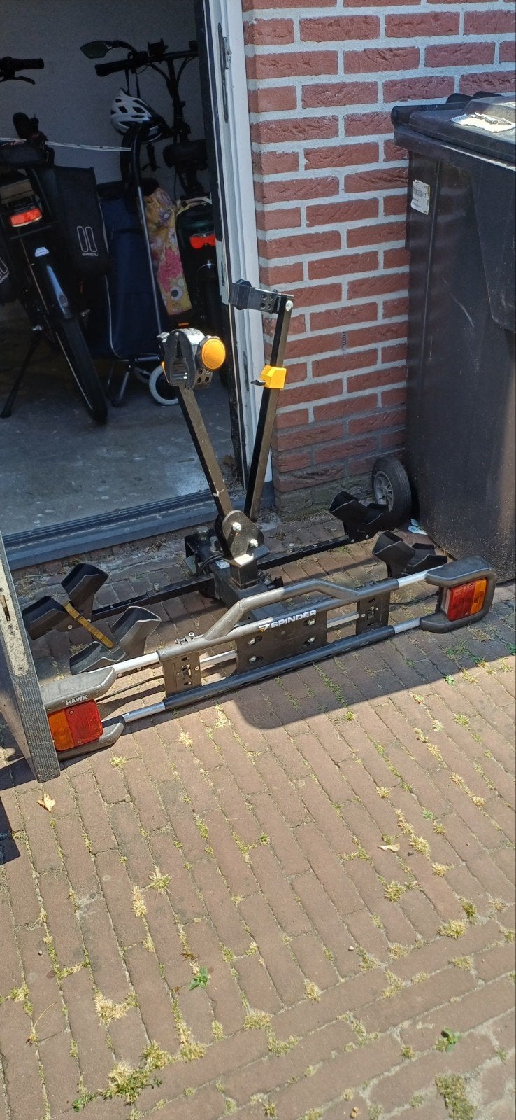 Hawk fietsendrager voor 2 fietsen, Ophalen, Trekhaakdrager
