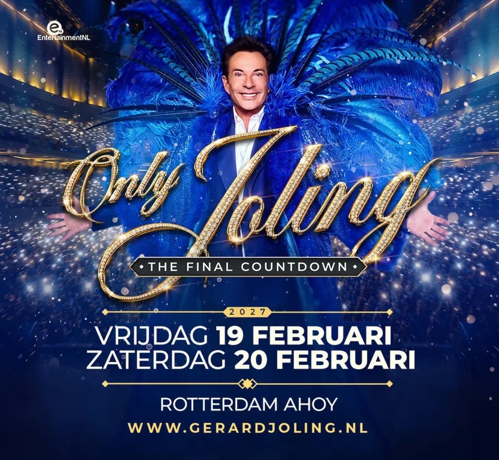 Gerard Joling – The Final Countdown | 20 februari 2027, Tickets en Kaartjes, Twee personen